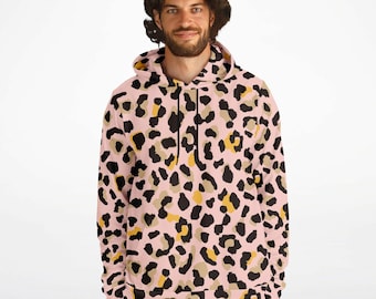 Hoodie Dress Hype Leopard Hoodie Pink Leopard Hoodie, Animal