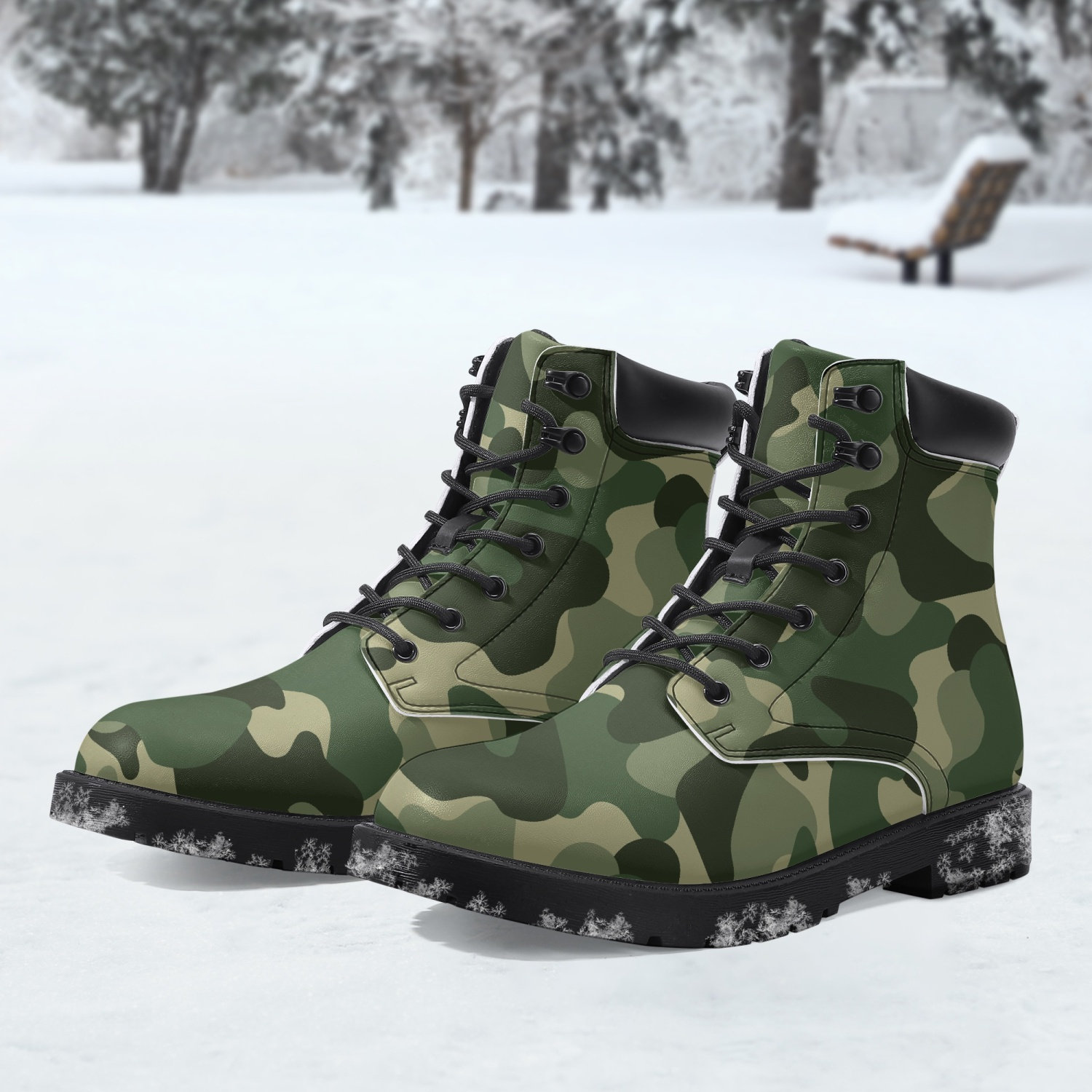 美品　花鳥 新品 ☆wjk camo-leather ARMY C/S ≪7059 js14≫ サイズXL ブラック