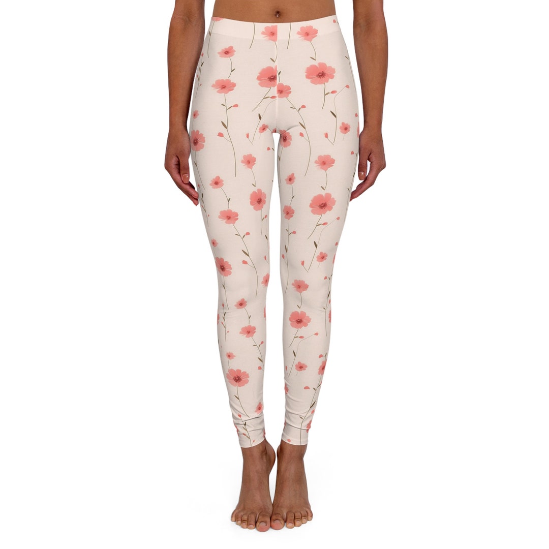 Yoga leggings - SWEET FREAK pink - Playful sweet treats print