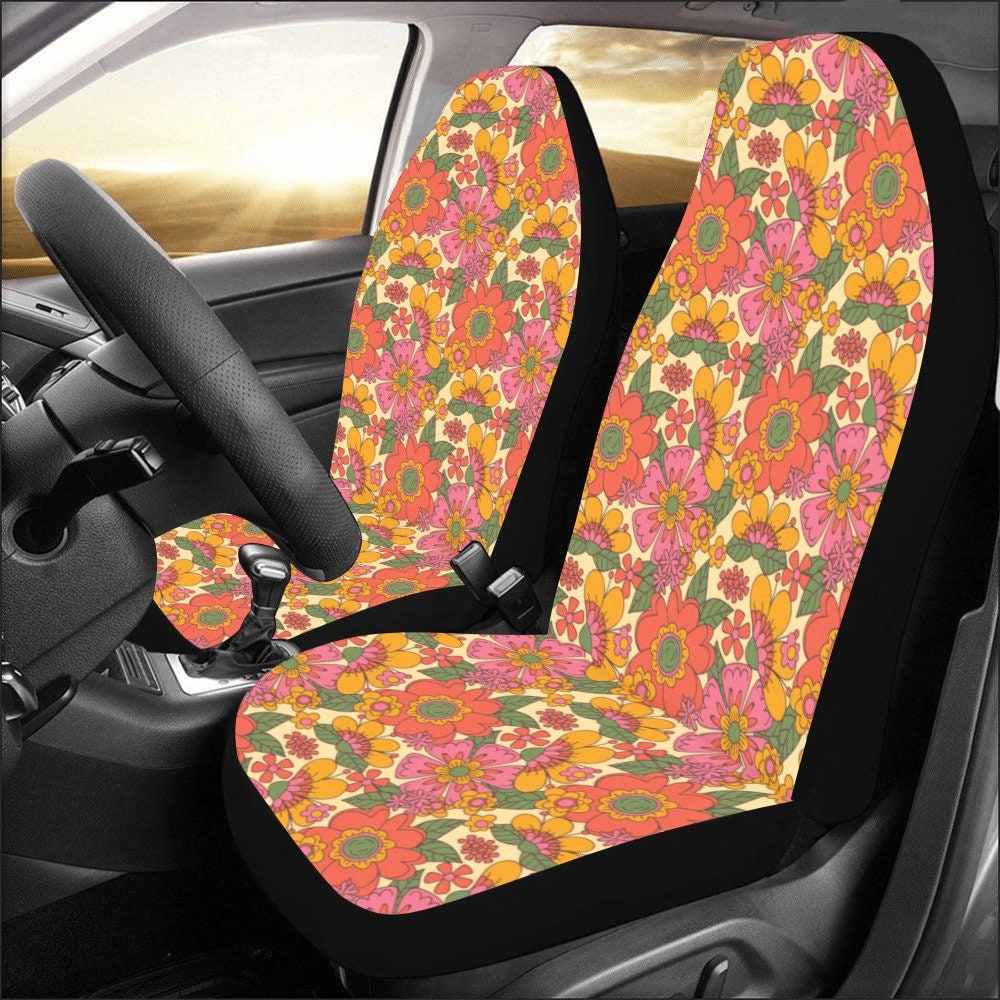 Floral car seat on sale covers