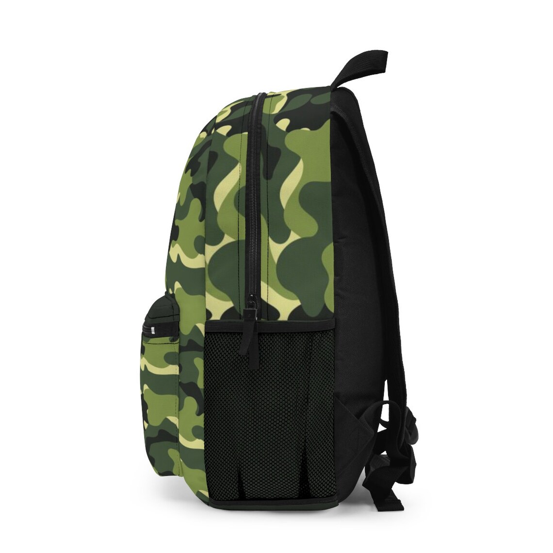 Camo Backpack Laptop Canvas Green Military Army Camouflage Etsy