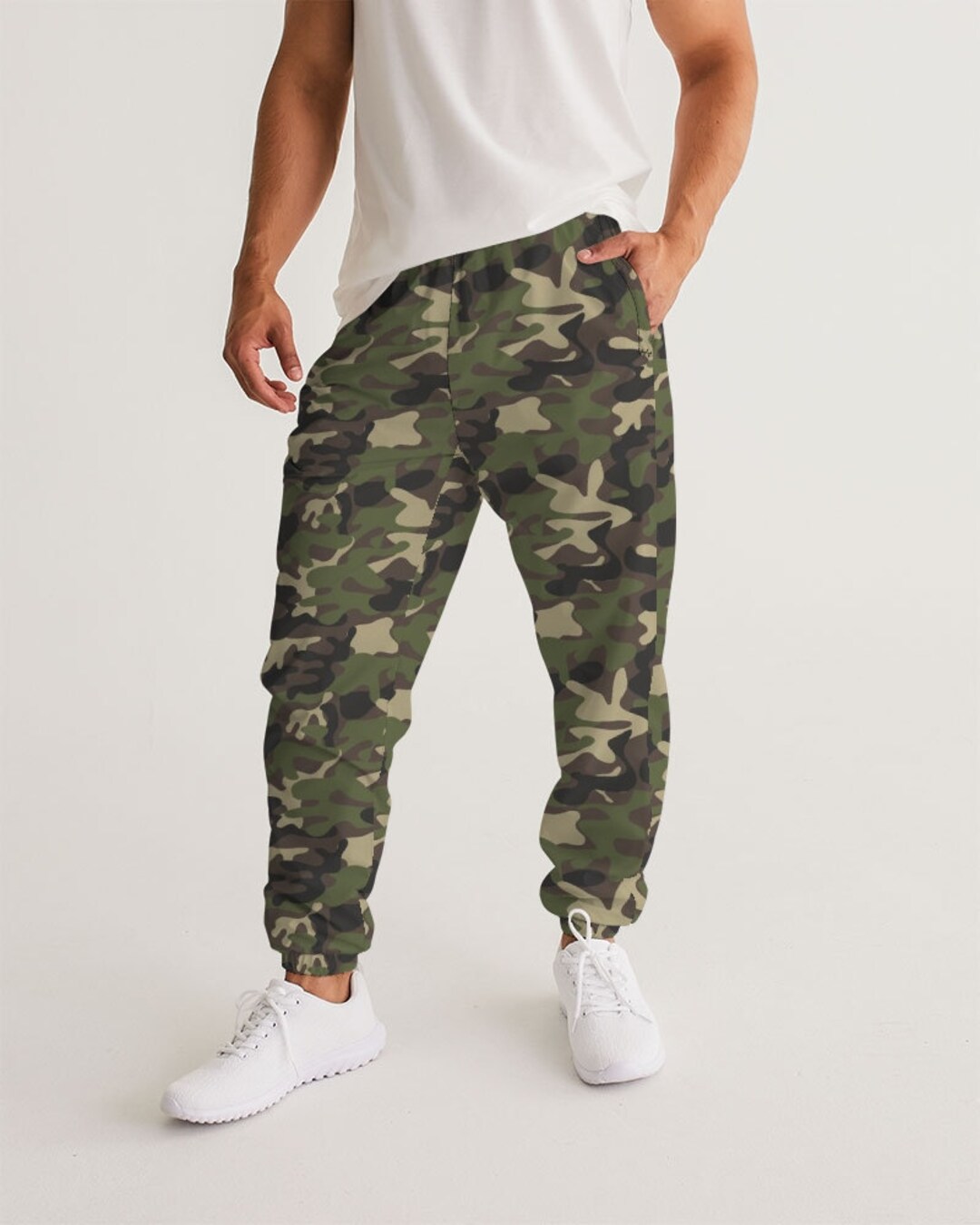 Camouflage track pants online sales