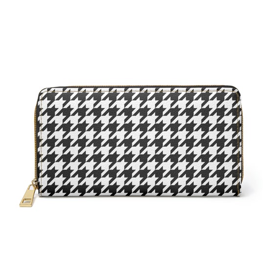 90s Y's Houndstooth Wo Felt wallet 【公式通販】