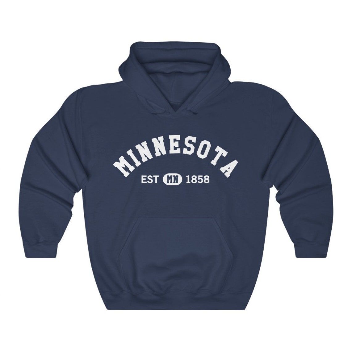 Minnesota MN State Hoodie I Love Minnesota Retro Vintage Home | Etsy