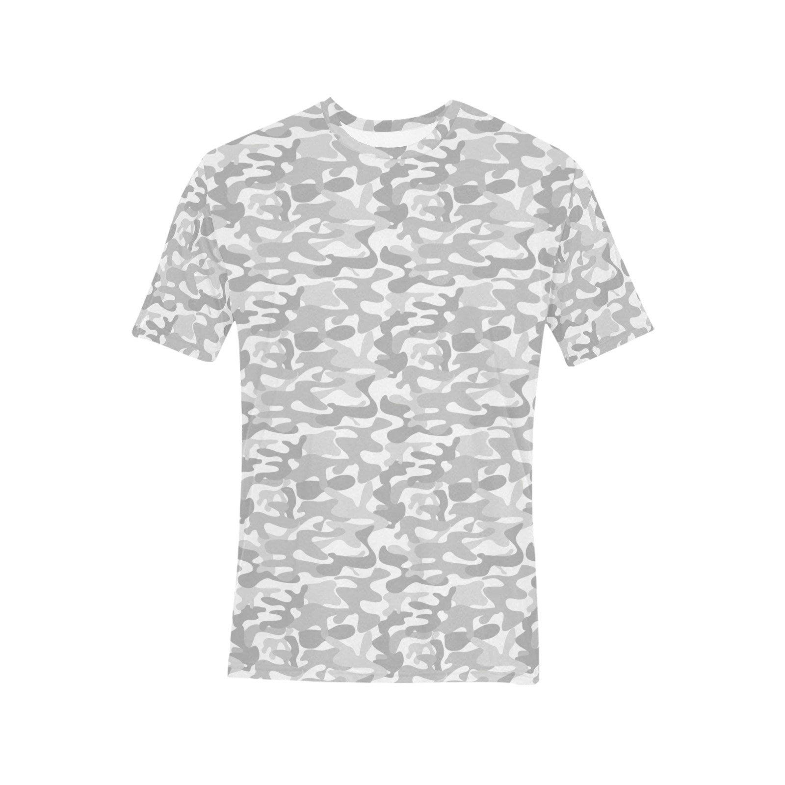 トップス MAZZ t-shirt white/camo White Camo Tshirt, Light Grey Camouflage Print Designer