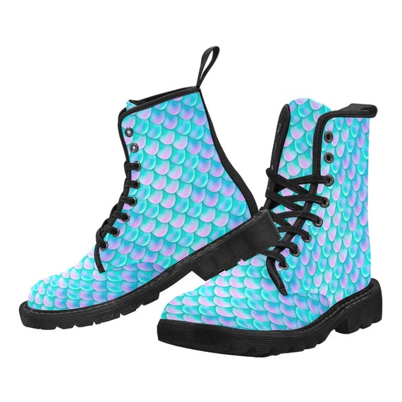 Mermaid combat boots sale