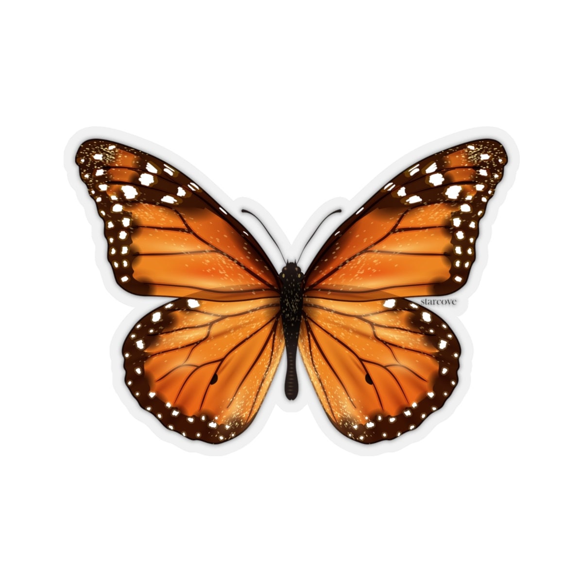 Monarch Butterfly Decal Art Stickers decoration Insect Laptop Vinyl Cute  Waterproof Waterbottle Tumbler Car Bumper Aesthetic Label Wall sold by Eric  Rogers, SKU 24329554