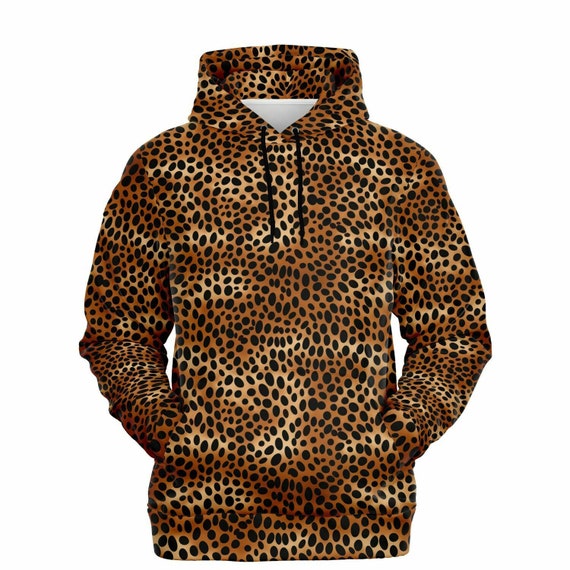Cheetah print hoodie men's sale