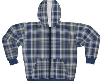 Plaid Hoodie - Etsy