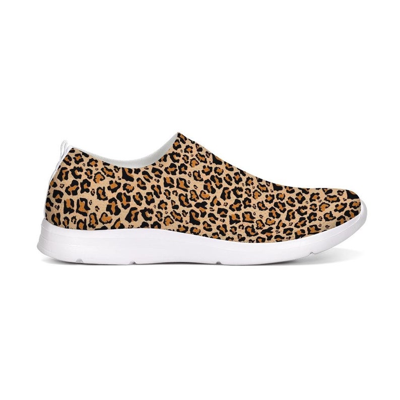 Purple Leopard Men's Slip On Sneakers