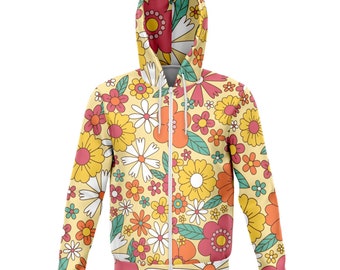 ★24-25FW新作★YOUHEE★FLOWER PATTERN HOOD ZIP-UP MUSINSA | YOUHEE FLOWER PATTERN HOOD ZIP-UP WHITE