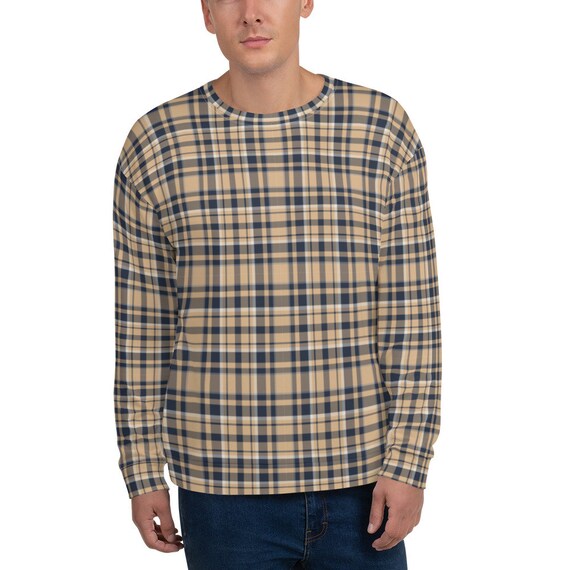 plaid sweatshirt men