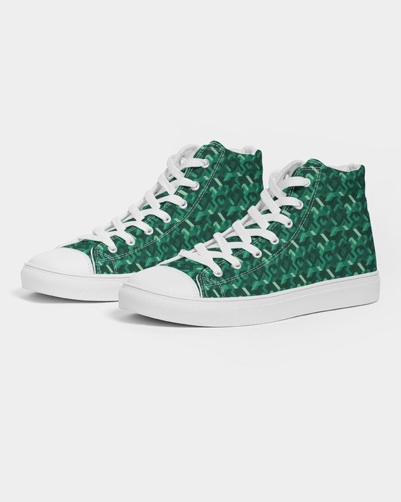 Emerald Lace Up Sneakers Emerald Green Design Women main image 4