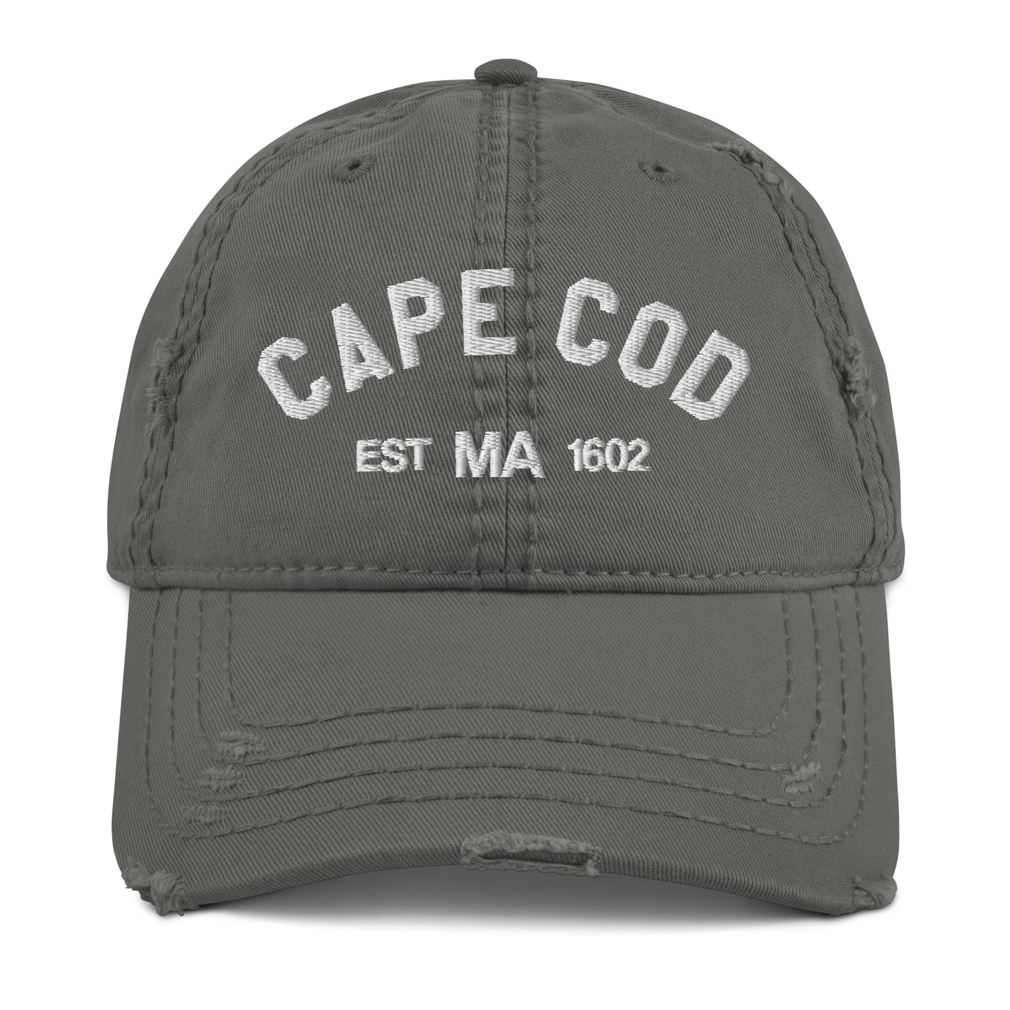 Cape Cod Mass. Tan Military-Style Hat with Black Lettering 47 YARMOUTH DENNIS Red Sox Cape Cod League MASS Map Boston  main image 4
