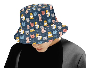Authentic GUCCI GG Denim Bucket Hat - Etsy