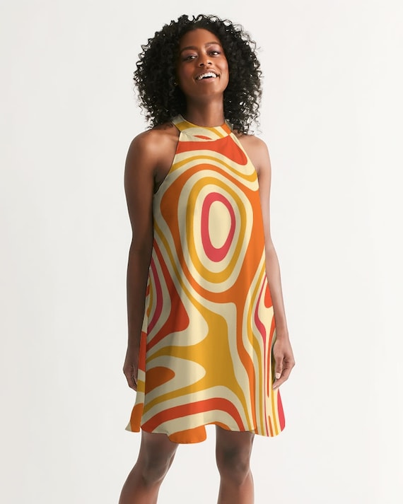 cute halter dress Call Me Cute Halter Mini Dress Brown Size L from Hello Molly