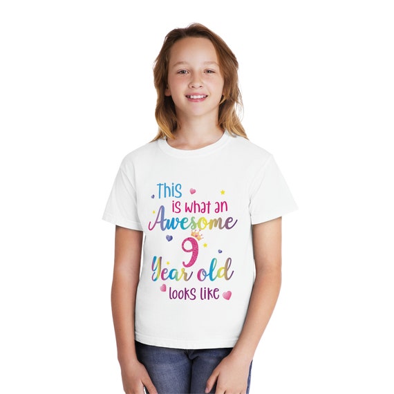 9 Years Old 9th Birthday Penguin Shirt Girl Daughter Gift Pa 9 Years Old 9th Birthday Penguin Shirt Girl Daughter Gift Pa