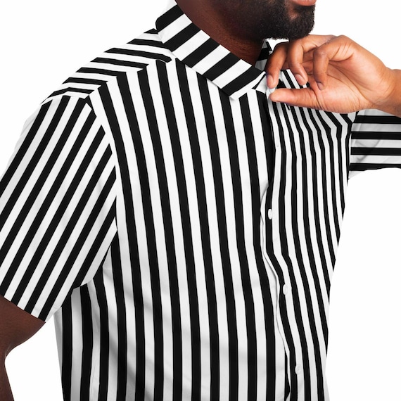 black and white striped dress shirt Black/White Stripe Shirt/Dress MiMi-Michelle Boutique
