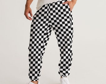 【D.PRIQUE】Check Track Pants - Black/White il_340x270.4701950010_s178.jpg
