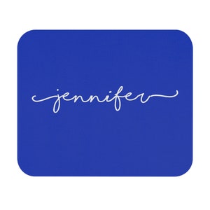 Benutzerdefinierte Mauspad, personalisierte Name Büro Rechteck Mitarbeiter Geschenk Home Computer Gaming New Job Gedruckt Schreibtisch Accessoires