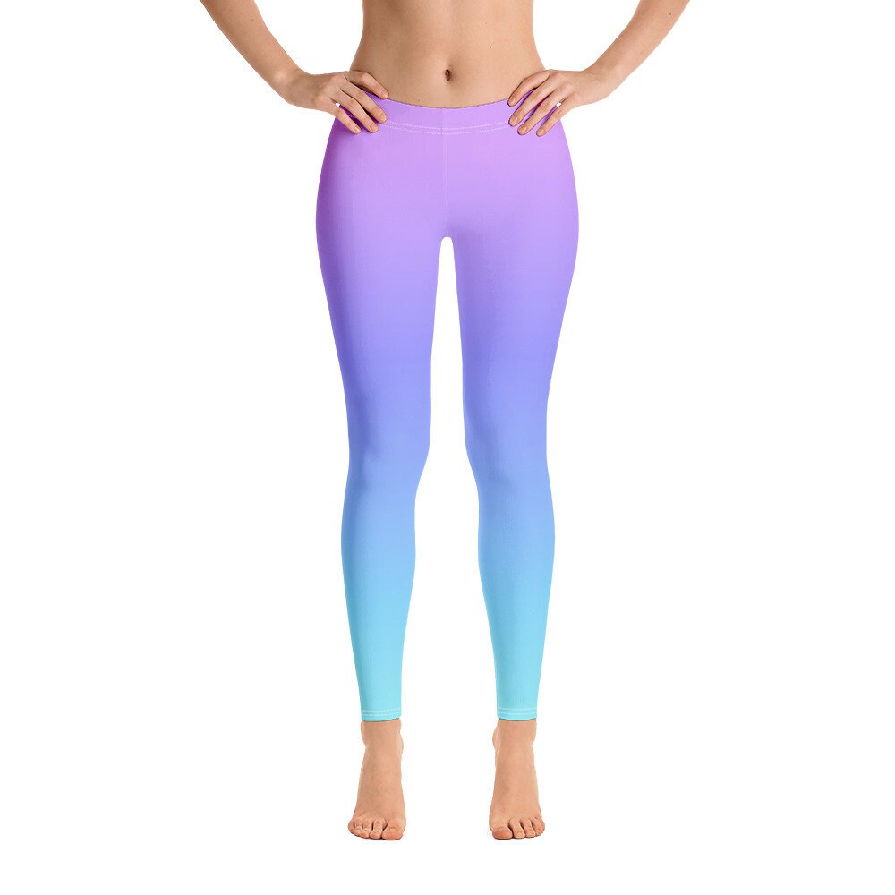 Cotton Candy Leggings, Cute Yoga Pants for Women, Unique Gift for