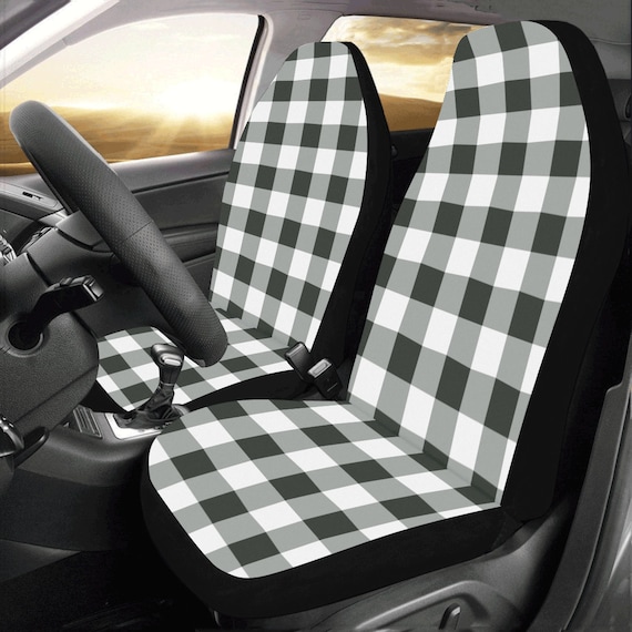 Buffalo check seat covers sale