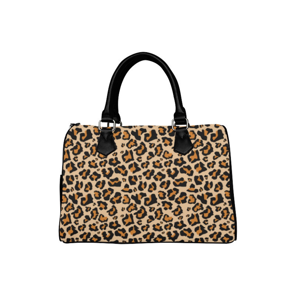 Leopard Print Purse Handbag Animal Cheetah Canvas and | Etsy