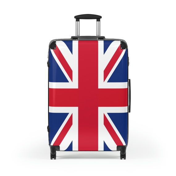 UK Flag Suitcase Luggage Union Jack England Carry on With 4