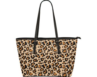 Leopard tote purse outlet
