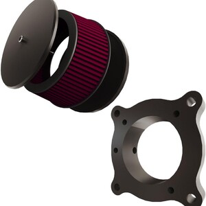 Honda Shadow vt750 (FUEL INJECTED) to Harley Super Sucker Intake Air Cleaner (Adapter + Super Sucker (STAGE 1) Intake Air Filter )