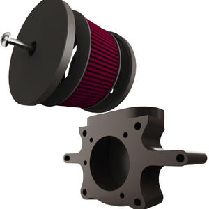 Suzuki Boulevard C50 (VL800) to Harley Super Sucker Intake Air Cleaner (Adapter + Super Sucker Intake Air Filter ) (EFI)