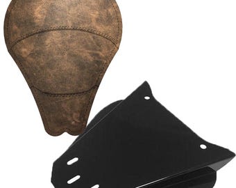 Yamaha V-Star Dragstar XVS650 Leather Solo Seat Kit (13" RUSTICO)