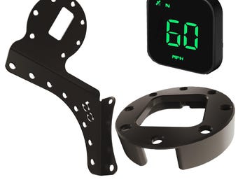 Honda Shadow VT1100c2 Digital Digital GPS Speedometer Speedo Relocation Bracket + speedo