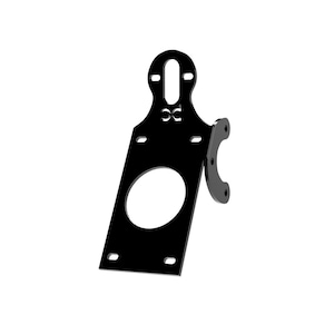 Multi-FIT Vertical License Plate Bracket with Brake Light