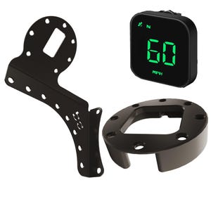 Honda Shadow VT1100c2 Digital Digital GPS Speedometer Speedo Relocation Bracket + speedo