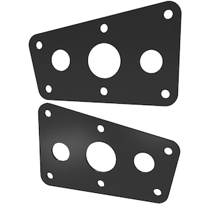 Honda Shadow VT750 (Shaft) Side Covers (Left &Right) Raw Steel