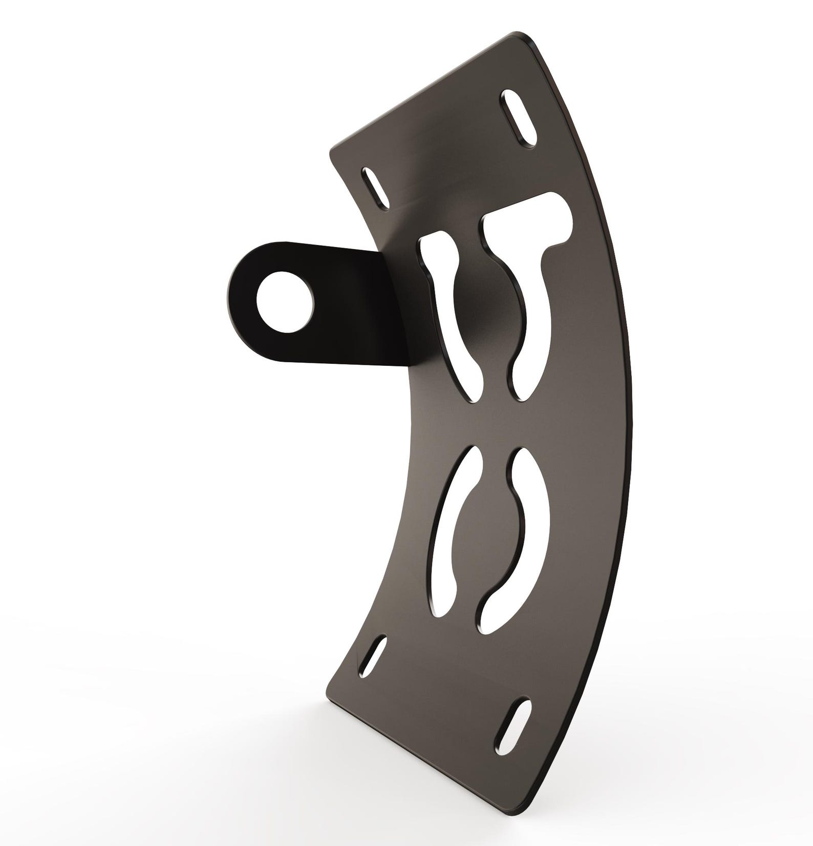 Custom Part UNIVERSAL Vertical License Plate Bracket (CURVED) - Etsy