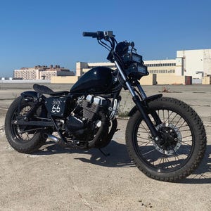 Honda Rebel CMX250 Front Fender Brackets (Raw Steel)