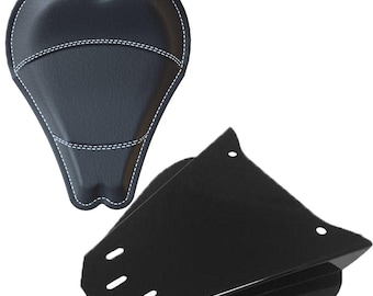 Yamaha V-Star Dragstar XVS650 Leather Solo Seat Kit (13" BLANK)