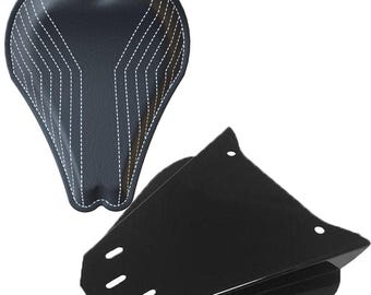 Yamaha V-Star Dragstar XVS650 Leather Solo Seat Kit (13" LINES)