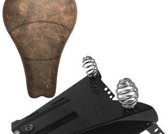 Yamaha V-Star Dragstar XVS1100 Leather Solo Seat Bobber Conversion Kit (16" RUSTICO)