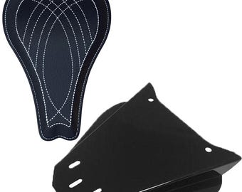 Yamaha V-Star Dragstar XVS650 Leather Solo Seat Kit (16" BENDS)
