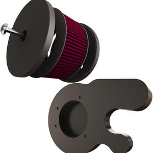 Yamaha V-Star Dragstar XVS1100 to Harley Super Sucker Intake Air Cleaner (Adapter + Super Sucker Intake Air Filter )