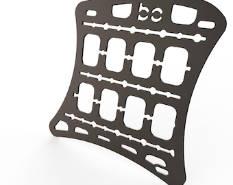 Portaequipajes Molle con detalles de motor para Kawasaki Vulcan vn900