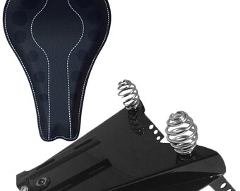 Yamaha V-Star Dragstar XVS1100 Leather Solo Seat Bobber Conversion Kit (16" HOLES)