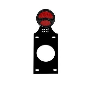 MultiFIT Vertical License Plate bracket w/ break light for Motorcycles