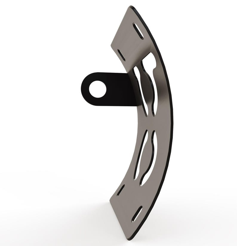 Custom Part UNIVERSAL Vertical License Plate Bracket (CURVED) - Etsy