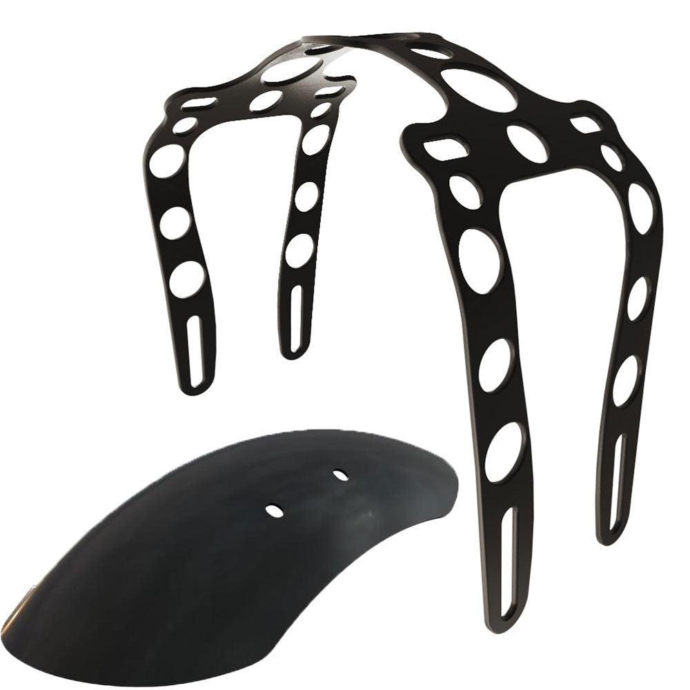 Honda Shadow VT1100c2   Front Fender strut + Steel Matte Black Front Fender