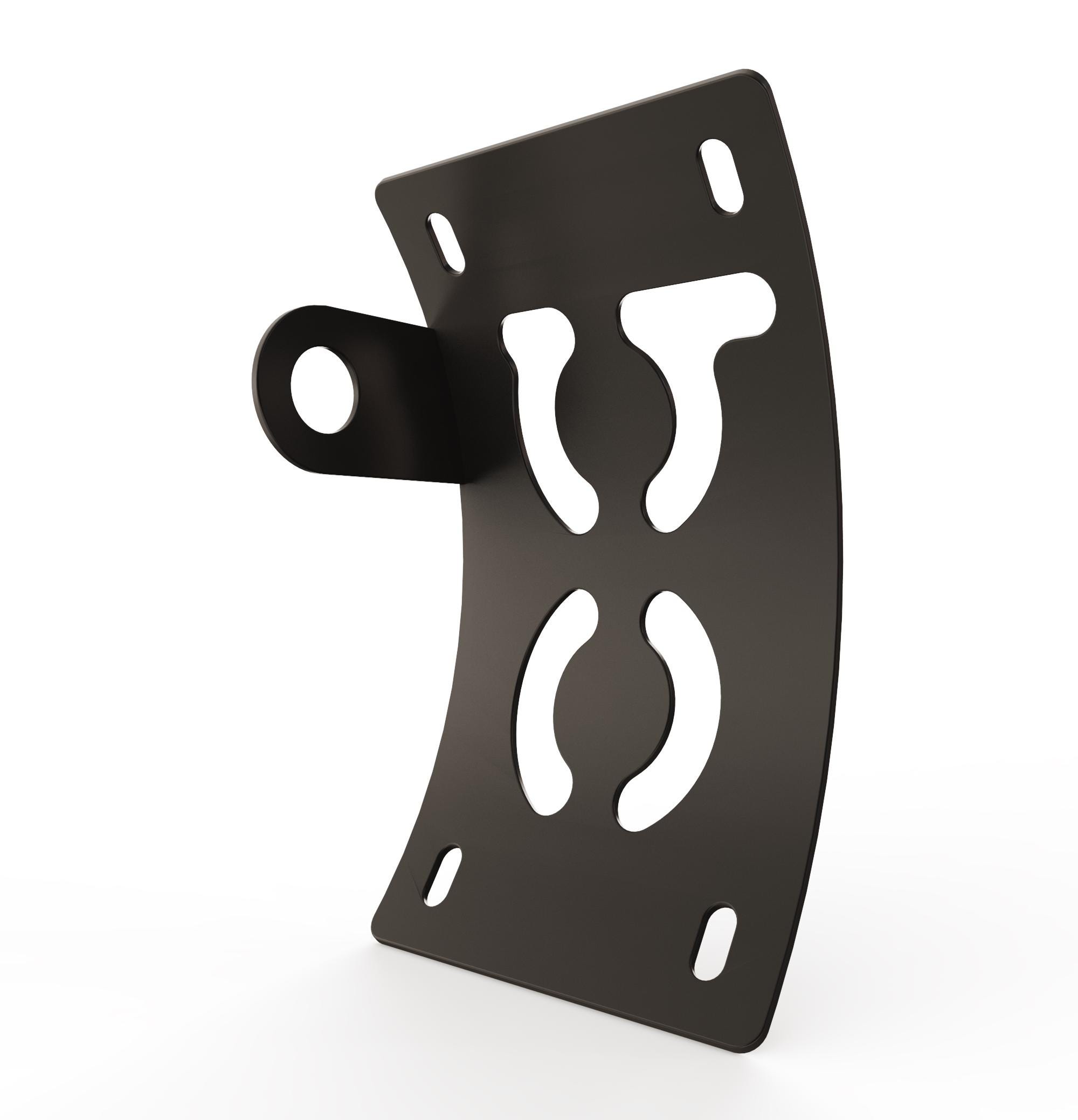 Custom Part UNIVERSAL Vertical License Plate Bracket (CURVED) - Etsy