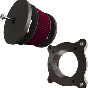 Honda Shadow vlx600 to Harley Super Sucker Intake Air Cleaner (Adapter + Super Sucker Intake Air Filter )